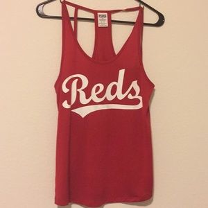 PINK MLB Reds Jersey tank xs